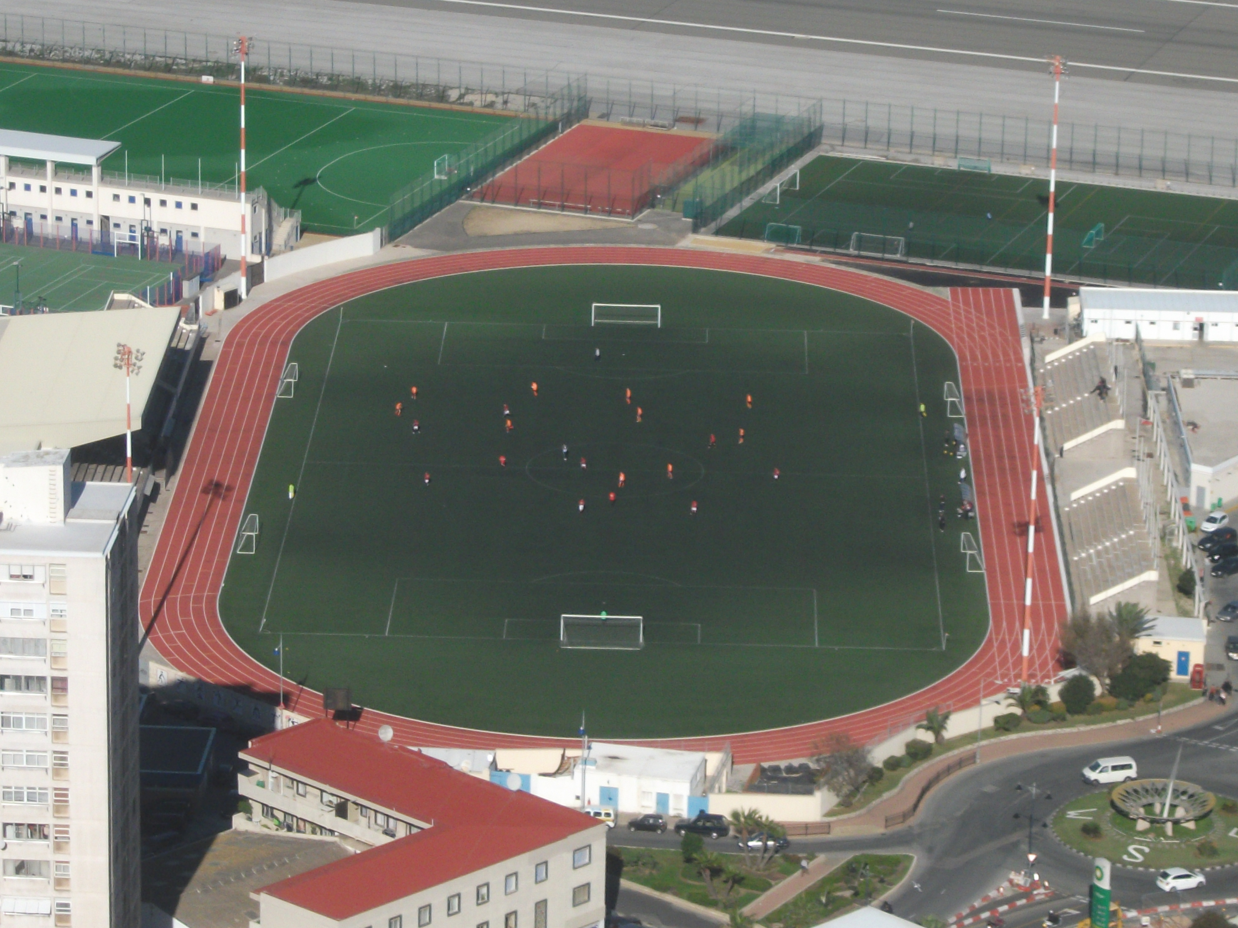 Aerial View, Victoria Stadium, Gibraltar